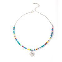 New Style Bohemian Fashion Colorful Rice Bead Women's Necklace main image 7