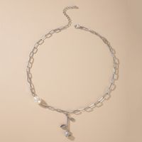 New Romantic Rose Pearl Alloy Necklace main image 7