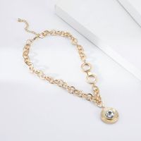 Fashion Pendant  Figure 8 Chain Glass Diamond Alloy Necklace main image 6