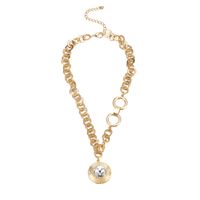 Fashion Pendant  Figure 8 Chain Glass Diamond Alloy Necklace main image 3