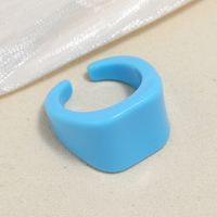 New Korean Fashion Style Macaron Candy Color Acrylic Ring main image 5