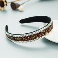 Korean New Fashion Starry Rhinestone Simple Headband main image 3