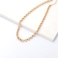 Fashion Geometric Thick Chain Alloy Necklace main image 5