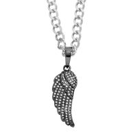 Collier En Cuivre Pendentif Long Ailes De Mode main image 6