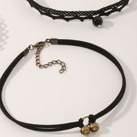 Children's New Fashion Lace Velvet Belt Retro Collar main image 3