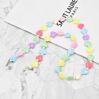 Pearl Candy Color Butterfly Star Heart-shape Lanyard Glasses Chain main image 3
