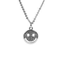 Wholesale Fashion Smiley Face Round Pendent Necklace main image 4