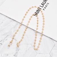 Fashion Hanging Neck Crystal Extension Metal Pearl Glasses Chain sku image 11