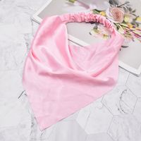 Simple Fashion Retro Satin Pure Color Triangle Headband sku image 5