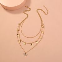 Vintage Jewelry Metal Clavicle Chain Butterfly Multi-layer Necklace main image 6