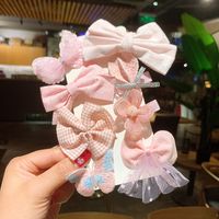 Korean Style Bow Flower Children's Hairpin sku image 7