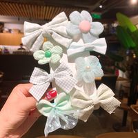 Korean Style Bow Flower Children's Hairpin sku image 5