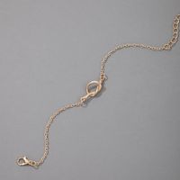 Simple Geometric Fashion Knotted Alloy Anklet main image 3