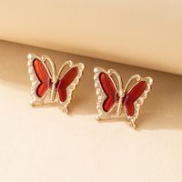 Korean Fashion Creative New Dripping Butterfly Earrings main image 1