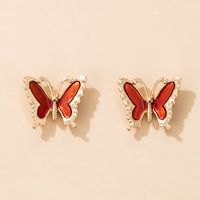 Korean Fashion Creative New Dripping Butterfly Earrings main image 3