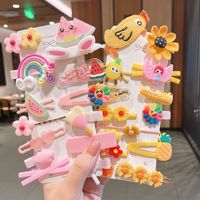 Korean Style Cartoon Flower Children's Hair Clip main image 2