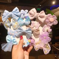 Korean Style Bow Flower Children's Hairpin main image 5