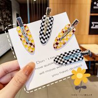 Korean Style Simple Metal Houndstooth Hairpin main image 2