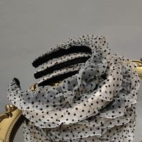 Polka Dot Lace Mesh Schwamm Stirnband Im Koreanischen Modestil main image 1