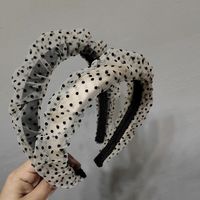 Polka Dot Lace Mesh Schwamm Stirnband Im Koreanischen Modestil main image 4