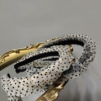 Polka Dot Lace Mesh Schwamm Stirnband Im Koreanischen Modestil main image 5