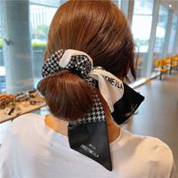 Fashion Contrast Color Smiley Face Printing Hair Scrunchies main image 5