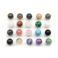 20mm Crystal Agate Semi-precious Stone Non-porous Round Ball main image 3