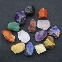 Crystal Agate Jade Raw Ore Hand Knocking Raw Stone Seven Chakra Energy Teaching Materials Wholesale main image 5