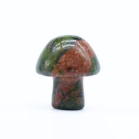 Crystal Agate Semi-precious Stones 2cm Mini Mushroom Decoration Landscaping Diy Accessories Wholesale main image 4