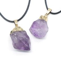 Wholesale Tooth Cluster Amethyst Pendant main image 3