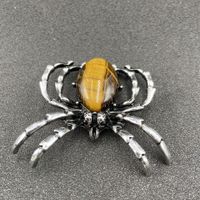 Gem Inlaid Spider Multicolor Pendant Brooch Dual-purpose Necklace Brooch Diy Accessories sku image 2