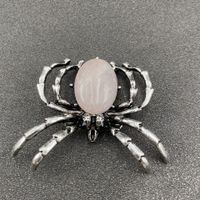 Gem Inlaid Spider Multicolor Pendant Brooch Dual-purpose Necklace Brooch Diy Accessories sku image 4