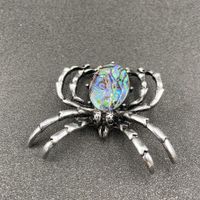 Gem Inlaid Spider Multicolor Pendant Brooch Dual-purpose Necklace Brooch Diy Accessories sku image 5