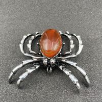 Gem Inlaid Spider Multicolor Pendant Brooch Dual-purpose Necklace Brooch Diy Accessories sku image 7