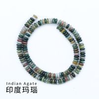 Natural Crystal Agate Semi-precious Stones 2*6mm Beaded Diy Jewelry Accessories 160 Pieceswholesale sku image 3