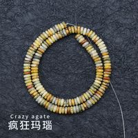 Natural Crystal Agate Semi-precious Stones 2*6mm Beaded Diy Jewelry Accessories 160 Pieceswholesale sku image 16