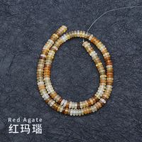 Natural Crystal Agate Semi-precious Stones 2*6mm Beaded Diy Jewelry Accessories 160 Pieceswholesale sku image 22