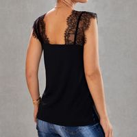 Sommermode New Style Lace Stitching Weste Top main image 5