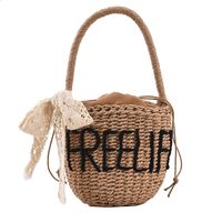 Korean Fashion Style New Hand-woven Bucket Bag main image 6