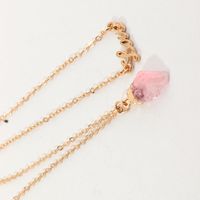 European And American Irregular Natural Crystal Stone Pendant Children's Necklace main image 5