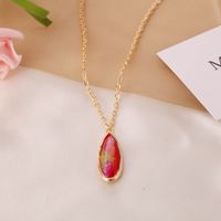 Fashion Semi-precious Stone Pendent Necklace Wholesale sku image 4