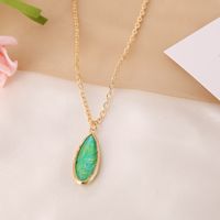 Fashion Semi-precious Stone Pendent Necklace Wholesale sku image 5