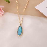 Fashion Semi-precious Stone Pendent Necklace Wholesale sku image 6