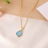 Fashion Semi-precious Stone Pendent Necklace Wholesale sku image 8