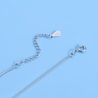 Korean S925 Sterling Silver Heart Pendant Necklace main image 5