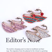 Korean Style Strawberry-shaped Full Diamond Earrings main image 4