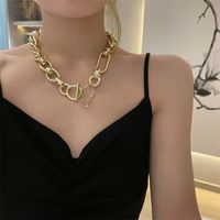 Fashion Thick Chain Ot Buckle Necklace main image 4