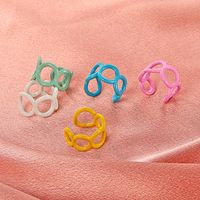 Fashion Color Open Hollow Dripping Chain-shaped Ring main image 4