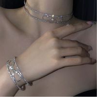 Collar De Bowknot De Perlas De Diamantes Simples De Moda main image 3