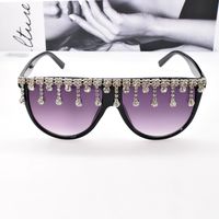 Fashion Diamond Tassel Polarized Sunglasses main image 1